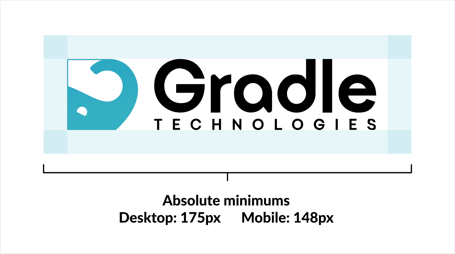 Landscape logo sizing guidelines